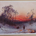 Talvinen auringonlasku joella, p. 1932 - pikkukuva 1