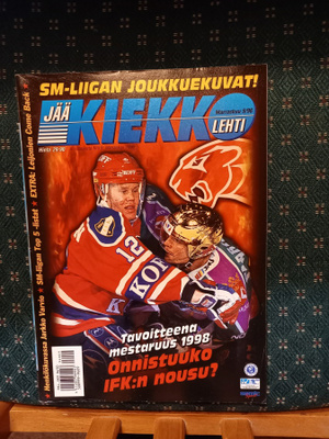 9/96 jääkiekkolehti (kannessa Jokinen )