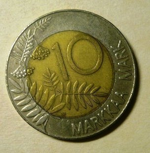 10 Markkaa 1993
