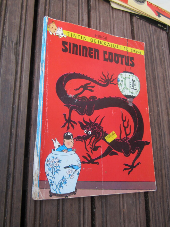 TINTIN SEIKKAILUT 10 - SININEN LOOTUS : 1.p v 1972