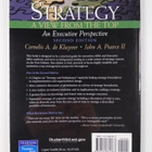 Cornelis A. De Kluyver ym. : Strategy : A View from the T... - pikkukuva 2