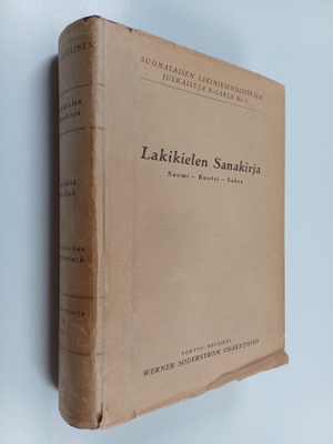 Y.J. Hakulinen : Suomalais-ruotsalais-saksalainen lakikie...
