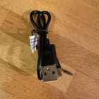 Musta Micro USB latausjohto 27-28 cm - pikkukuva 1