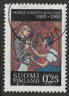 Akseli Gallen-Kallela 0,25mk 1965 (LAPE 597) O