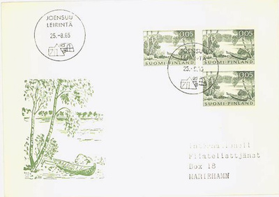 Joensuu leirintä kuorella 1965