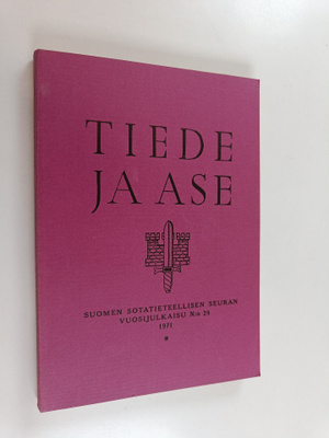 Tiede ja ase N:o 29 : Suomen sotatieteellisen seuran vuos...