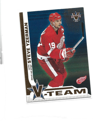 STEVE YZERMAN - DETROIT - V-TEAM # 14 - VANGUARD 2001-02