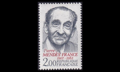 Ranska 2423 ** Pierre Mendés-France poliitikko (1983)