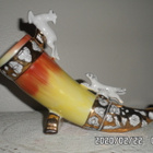 KULTAKORISTEILLA POSLIINI METSÄSTYSSARVI; KIEV UKRAINA - pikkukuva 1