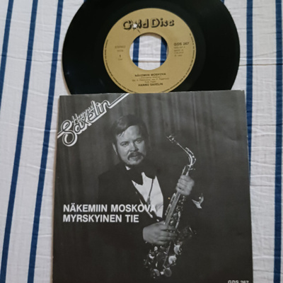 Hannu Saxelin - Näkemiin Moskova 7" ps orig 1980 mint