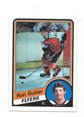 1984-85 OPC #170 Ron Sutter , Philadelphia Flyers RC