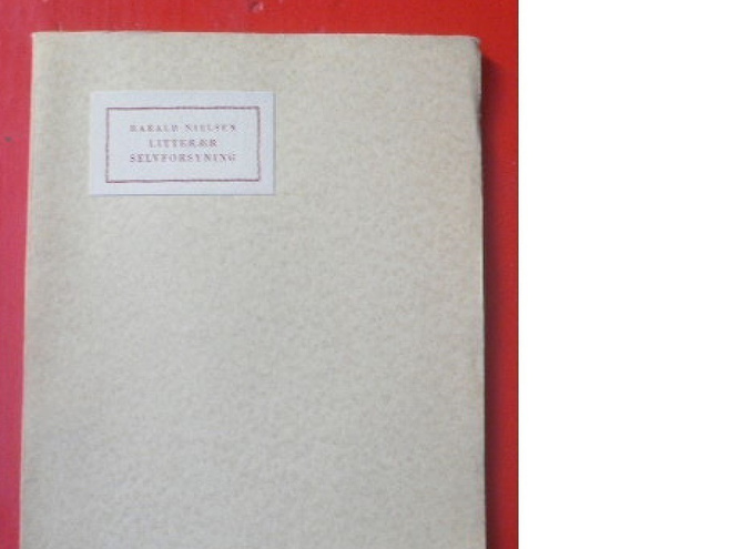 Harald Nielsen Litteraer Selvforsyning 1935 1.p.