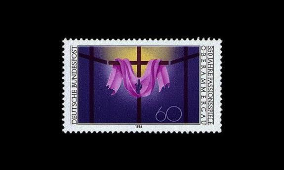 Saksa 1201 ** Oberammergaun kärsimysnäytelmä 350v (1984)