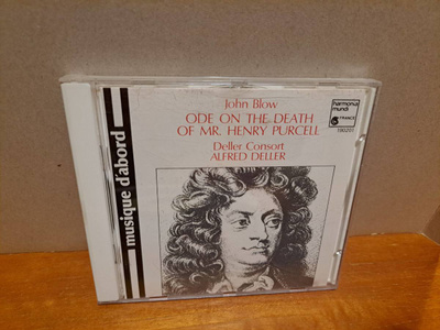 John Blow:Ode on the death of MR. Henry Purcell-Deller CD