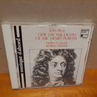 John Blow:Ode on the death of MR. Henry Purcell-Deller CD - pikkukuva 1