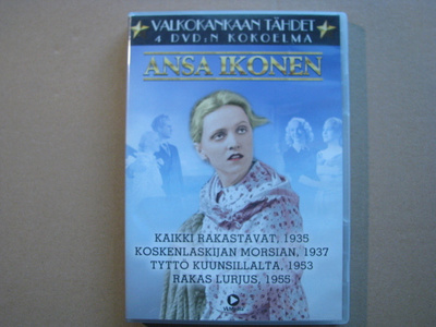 ANSA IKONEN - Valkokankaan tähdet ( 4 x dvd )