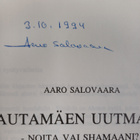 Aaro Salovaara : Rautamäen Uutmanni : noita vai shamaani?... - pikkukuva 2