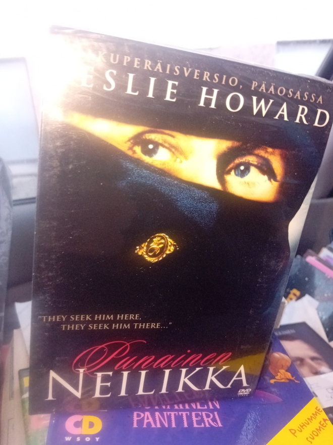 Dvd Punainen Neilikka  ( UUSI  ) 1934 , SIS POSTIKULU