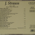 Strauss / Strauss • Music From Vienna III CD - pikkukuva 3