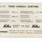 Purkkakuva Hellas Autosarja 115 n:o 91 FORD CONSUL CORTINA - pikkukuva 2
