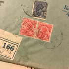 R-kirje Bombay 9 may 1933 ja Intia postimerkit - pikkukuva 2