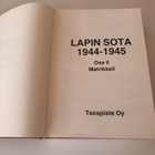 Jouni Kallioniemi: Lapin sota II; p. 1990; 1.p (matrikkeli) - pikkukuva 3