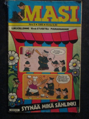 SARJAKUVALEHTI MASI 5 / 1985