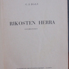 C. J. Daly: Rikosten herra, Kanerva 1944. 150 s. - pikkukuva 4