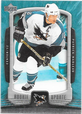 2005-06 UD Rookie Update #82 Patrick Marleau San Jose Sharks
