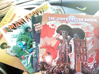 4 kpl LP kokoelma JIMMY CASTOR BUNCH levyjä ( SIS POSTIKULU