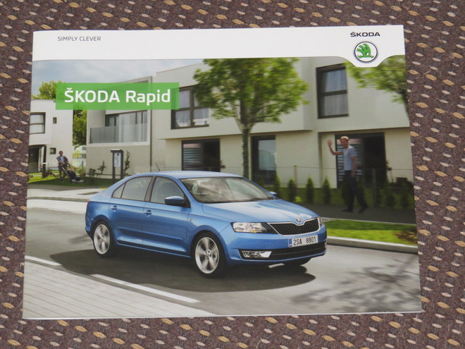 2012 Skoda Rapid esite - KUIN UUSI - 36 sivua - suom
