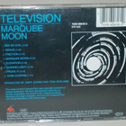 TELEVISION: MARQUEE MOON (CD) - pikkukuva 2