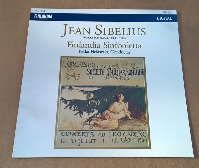 JEAN SIBELIUS FINLANDIA SINFONIETTA LP FAD 354