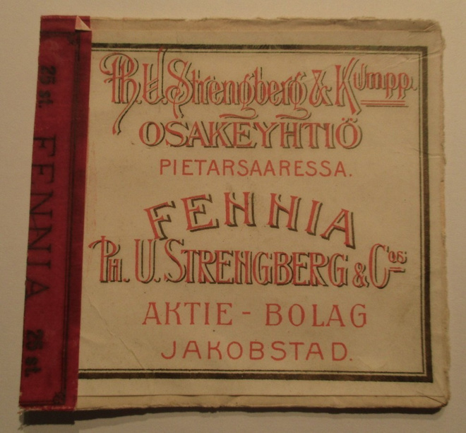 TUPAKKA ASKIN KANSI - FENNIA  (AB8)