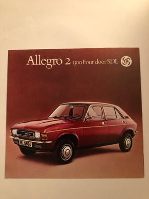 Myyntiesite - Austin Allegro 2 1300 Four Door SDL - 1976