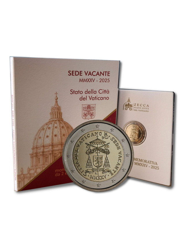 VATIKAANI 2 euron kolikko MMXXV - 2025 Sede Vacante