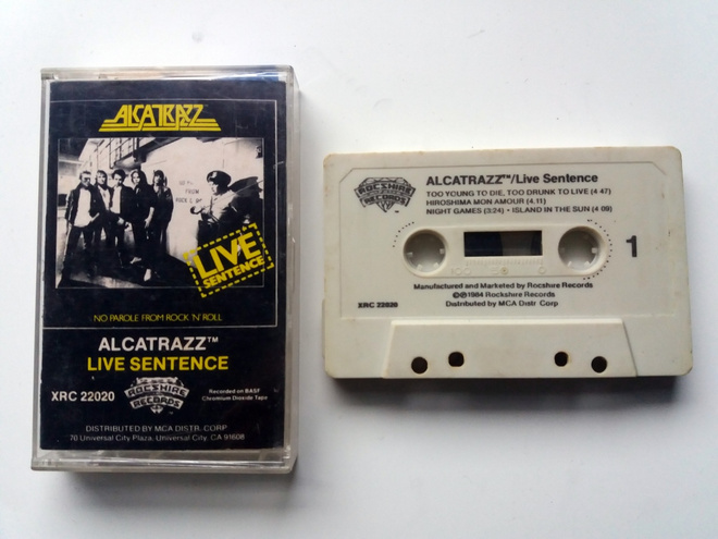 ALCATRAZZ Live Sentence C-KASETTI Yngwie Malmsteen