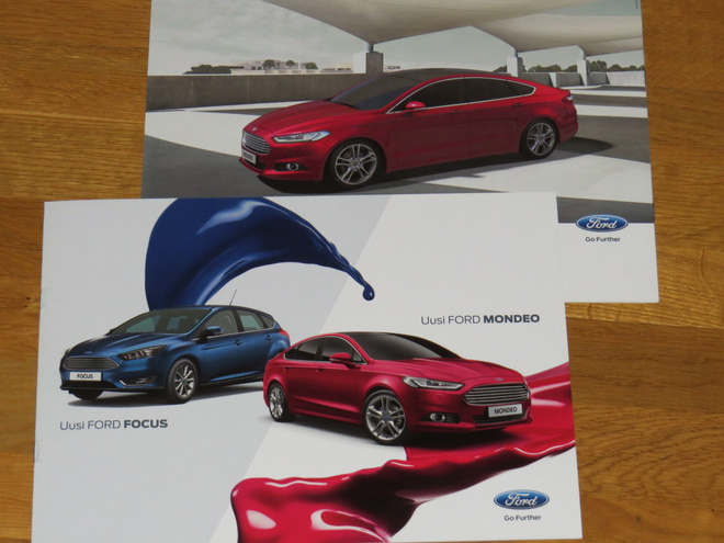 2015 Ford Mondeo / Focus esite - KUIN UUSI - suom