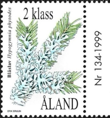 Åland 1999  Jäkäliä  2. lk välilöpari numero ** LaPe 161