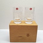 Iittala Kuusi snapsilasit 2 kpl puulaatikossa, Jorma Vennola - pikkukuva 1