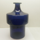 Timo Sarpaneva  Taidelasipullo 2517 sininen, Iittala - pikkukuva 1