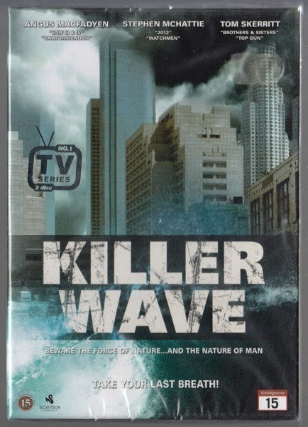 KILLER WAVE (2007) minisarja (2DVD) Angus Macfadyen (UUSI)