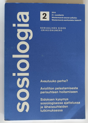 Sosiologia 2/ 2014, 51.vsk., Westermack -seura