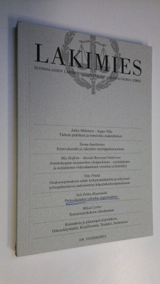 Lakimies 1/2011 : Suomalaisen lakimiesyhdistyksen aikakau...