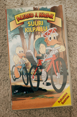 Alfred J. Kwak: suuri kilpailu (1990) VHS