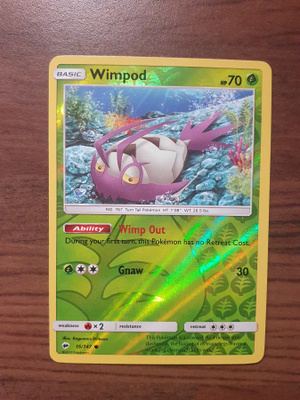 Pokemon Wimpod 16/147 Reverse holo Rare