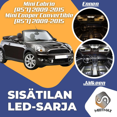 Mini Cabrio (R57) Sisätilan LED-sarja 8-osainen
