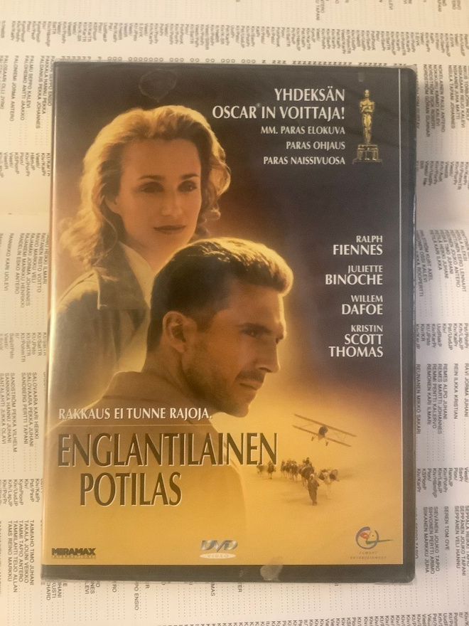 Englantilainen potilas (UUSI DVD)