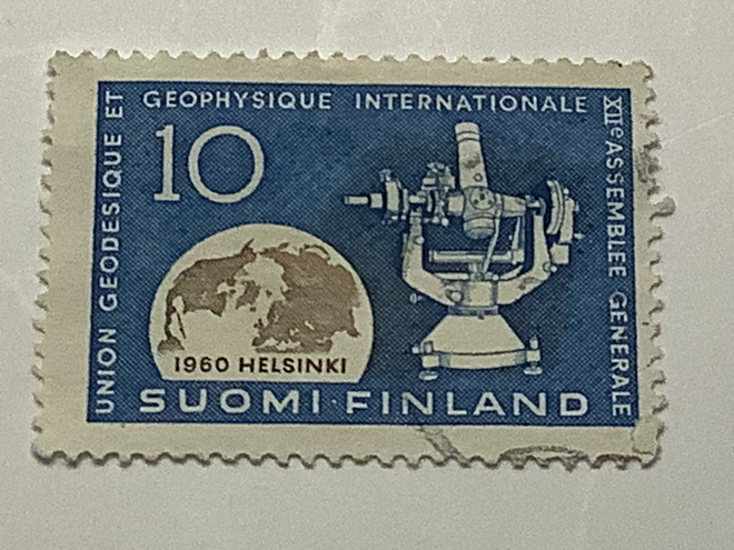 522/ 1960 Geodeettis-geofysikaalinen unioni o leimattu