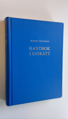 Rudolf Beckman : Handbok i sjörätt